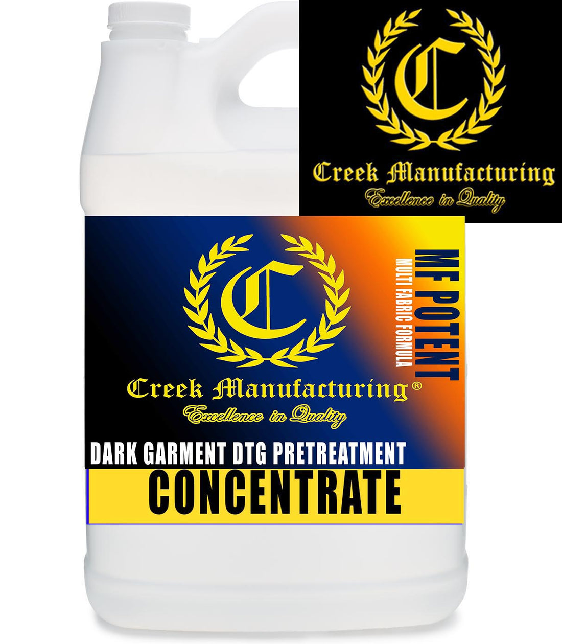 Creek MF-Multi Fabric POTENT DARK Garment DTG Pretreat (CONCENTRATE)