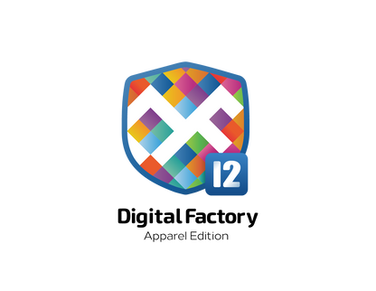 Colorful logo with &