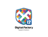 Colorful logo with &