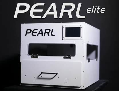 PEARL elite machine on a black background
