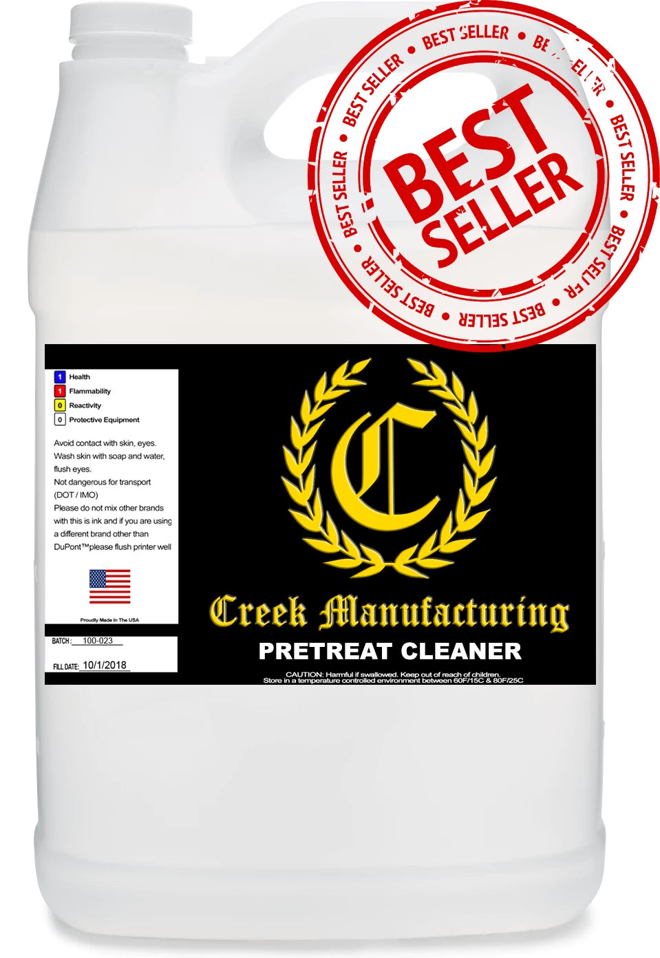 Creek Manufacturing Pretreatment / Pretreater Machine Cleaning Solution, DTG Consumables