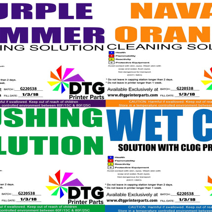 DTG Cleaning Solution Set