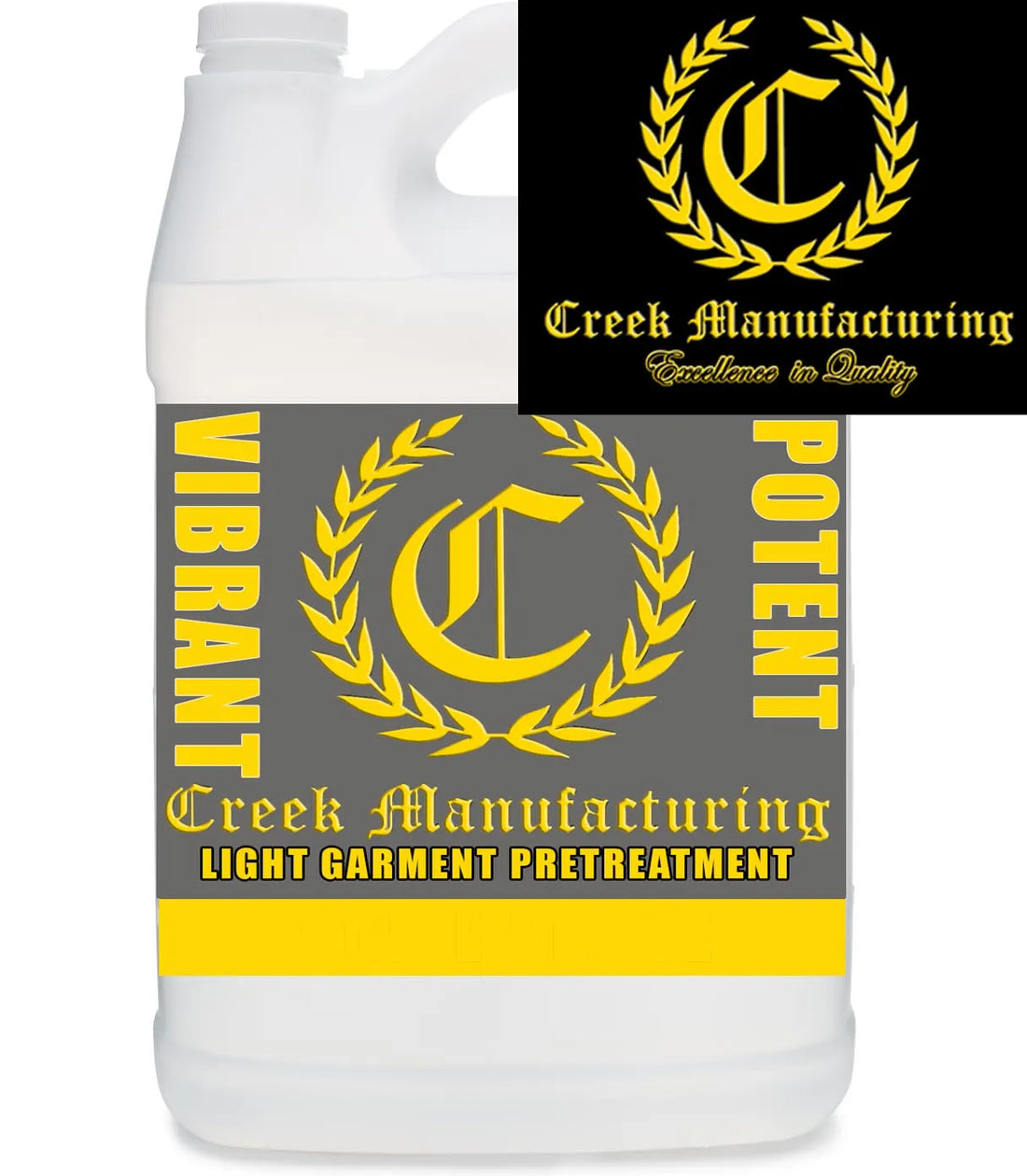 Creek Manufacturing PROMOTIONAL Econo-Light Garment POTENT VIBRANT Pretreat